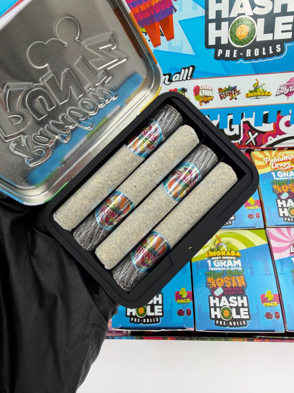 Buy Pinata Box 1G Rosin Hash Hole Pre Roll