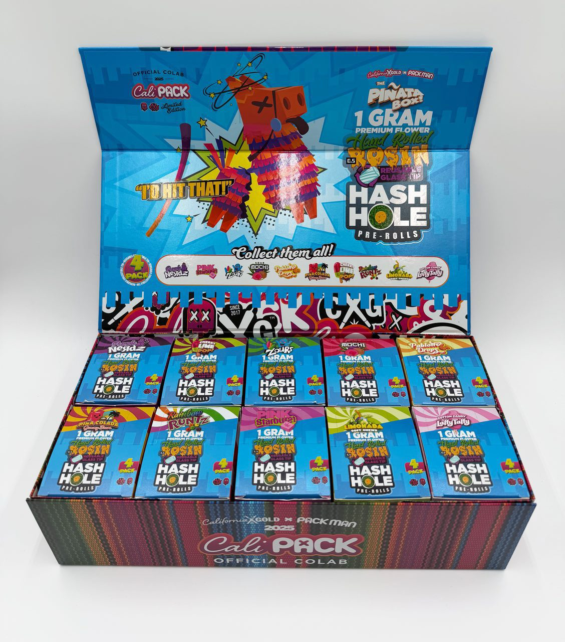 PINATA BOX 1G ROSIN HASH HOLE PRE ROLL