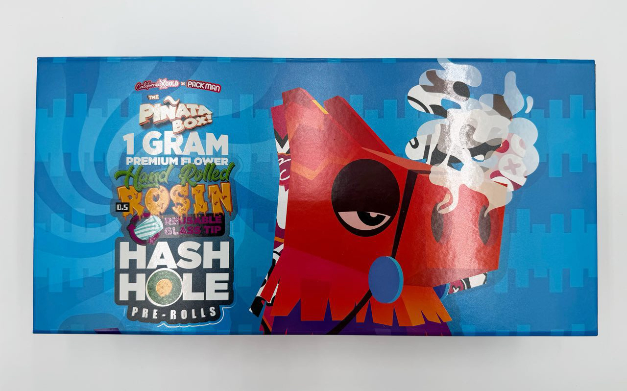 PINATA BOX 1G ROSIN HASH HOLE PRE ROLL