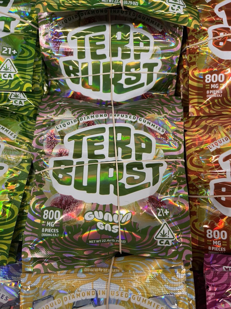 TERP BURST LIQUID DIAMOND GUMMIES 600MG