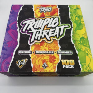 TRIIIO TRIIIPLE THREAT 2G DISPOSABLE W/ PRE ROLL + GUMMIES