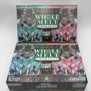 WHOLE MELTS DUAL CHAMBER PHASE THREE DISPOSABLE 2G - LIQUID DIAMONDS LIVE RESIN