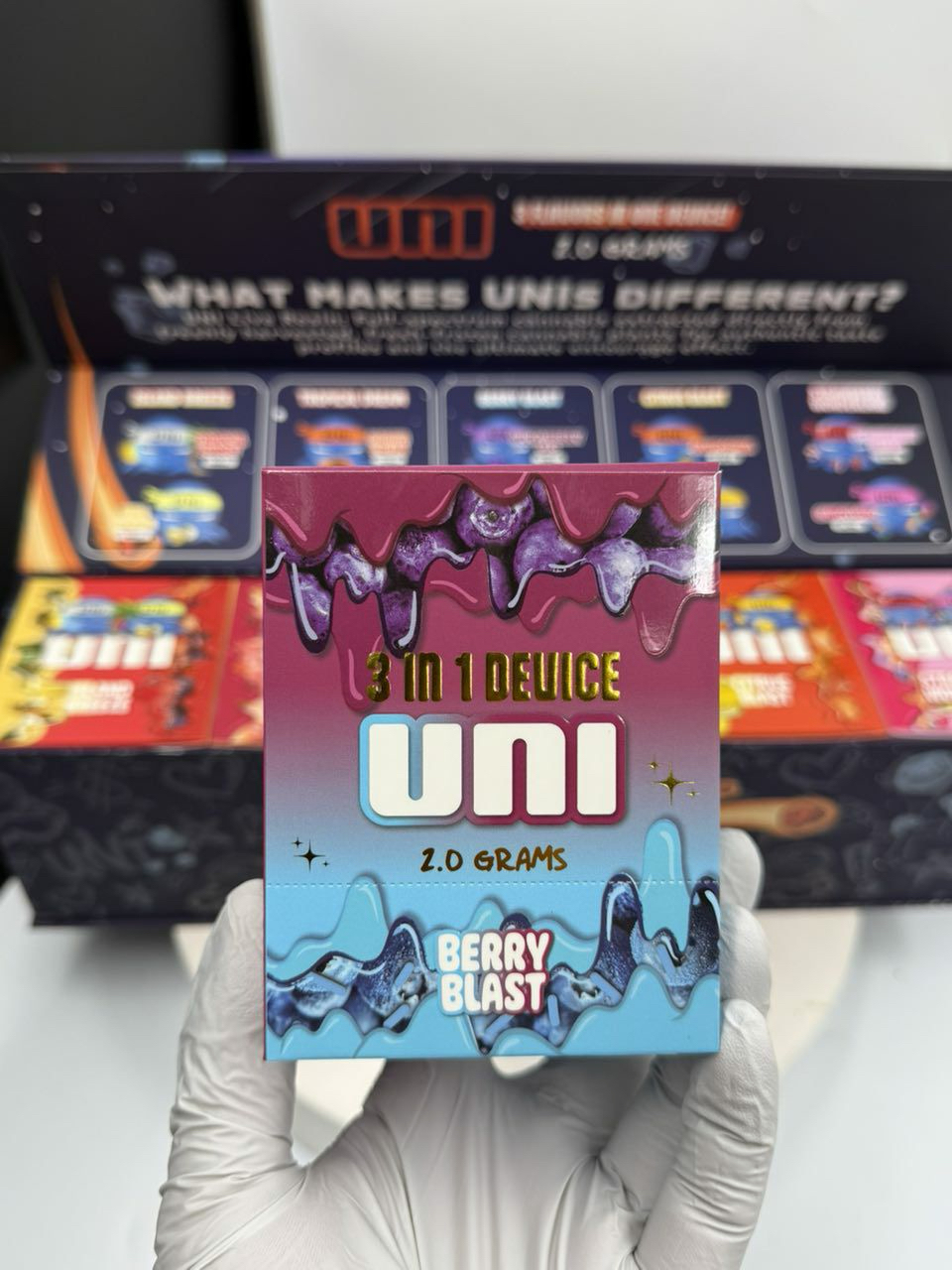 UNI 2G LIVE RESIN 3 IN 1 DISPOSABLE