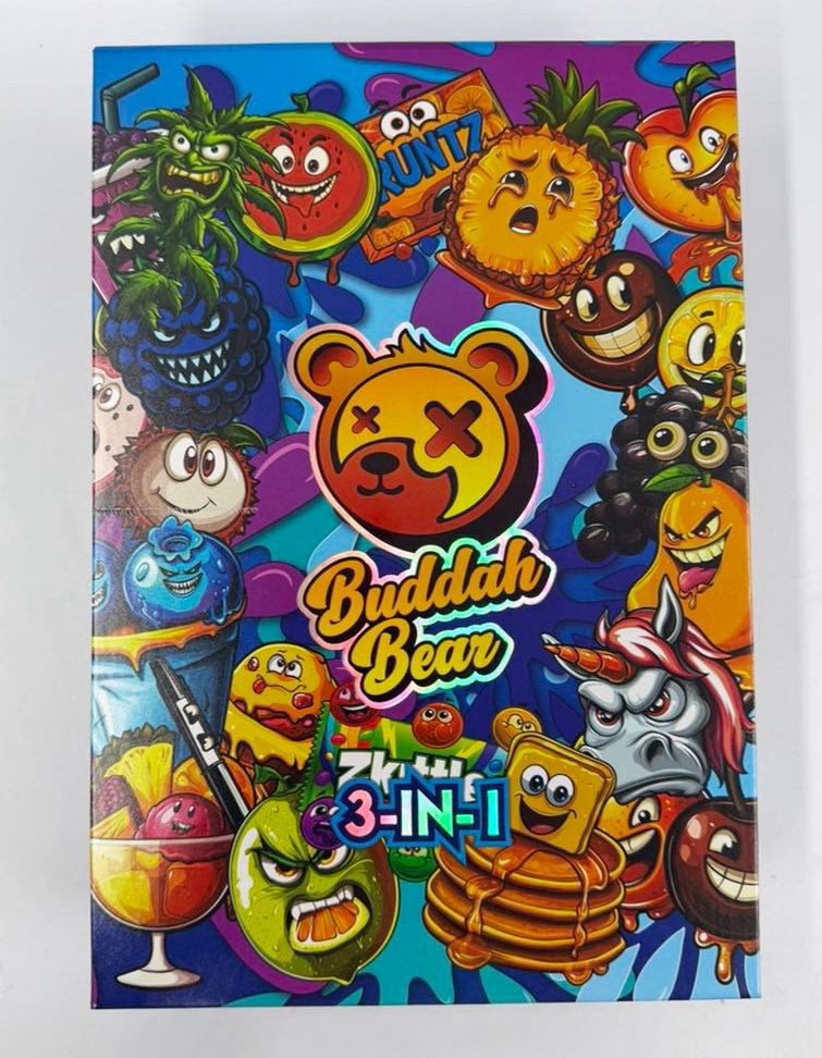 Buddha Bear 2G Disposable vape and infused gummies