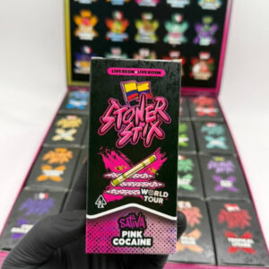 Stoner Stixx 2G World Tour Edition 2 gram live resin live rosin disposable vape box display and device
