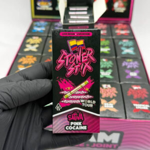 Stoner Stixx 2G World Tour Edition 2 gram live resin live rosin disposable vape box display and device