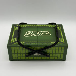 Authentic Splitz Badder Sugar dual compartment glass jar 3.5g Corner Drop Edition