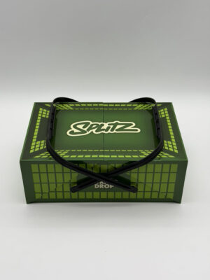 Authentic Splitz Badder Sugar dual compartment glass jar 3.5g Corner Drop Edition