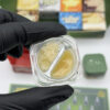 Authentic Badder Sugar dual compartment glass jar 3.5g Splitz Corner Drop Edition