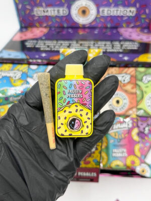 Authentic FRYD Donuts 2g live resin liquid diamonds disposable vape box with free pre roll
