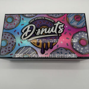 Authentic FRYD Donuts 2g live resin liquid diamonds disposable vape box with free pre roll