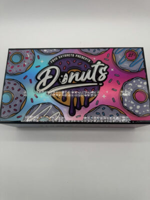 Authentic FRYD Donuts 2g live resin liquid diamonds disposable vape box with free pre roll