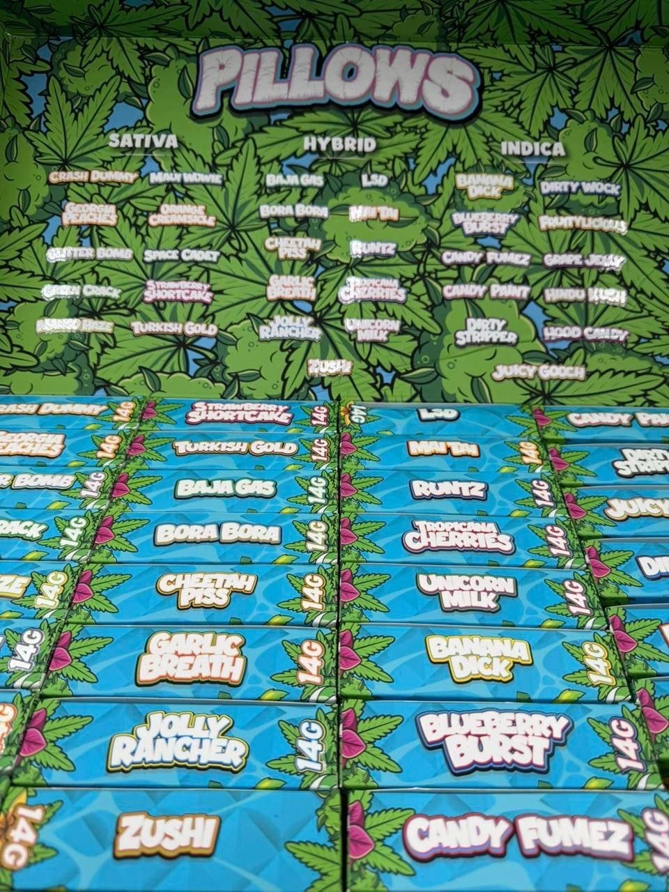 Pillows Premium exotic cannabis flower buds